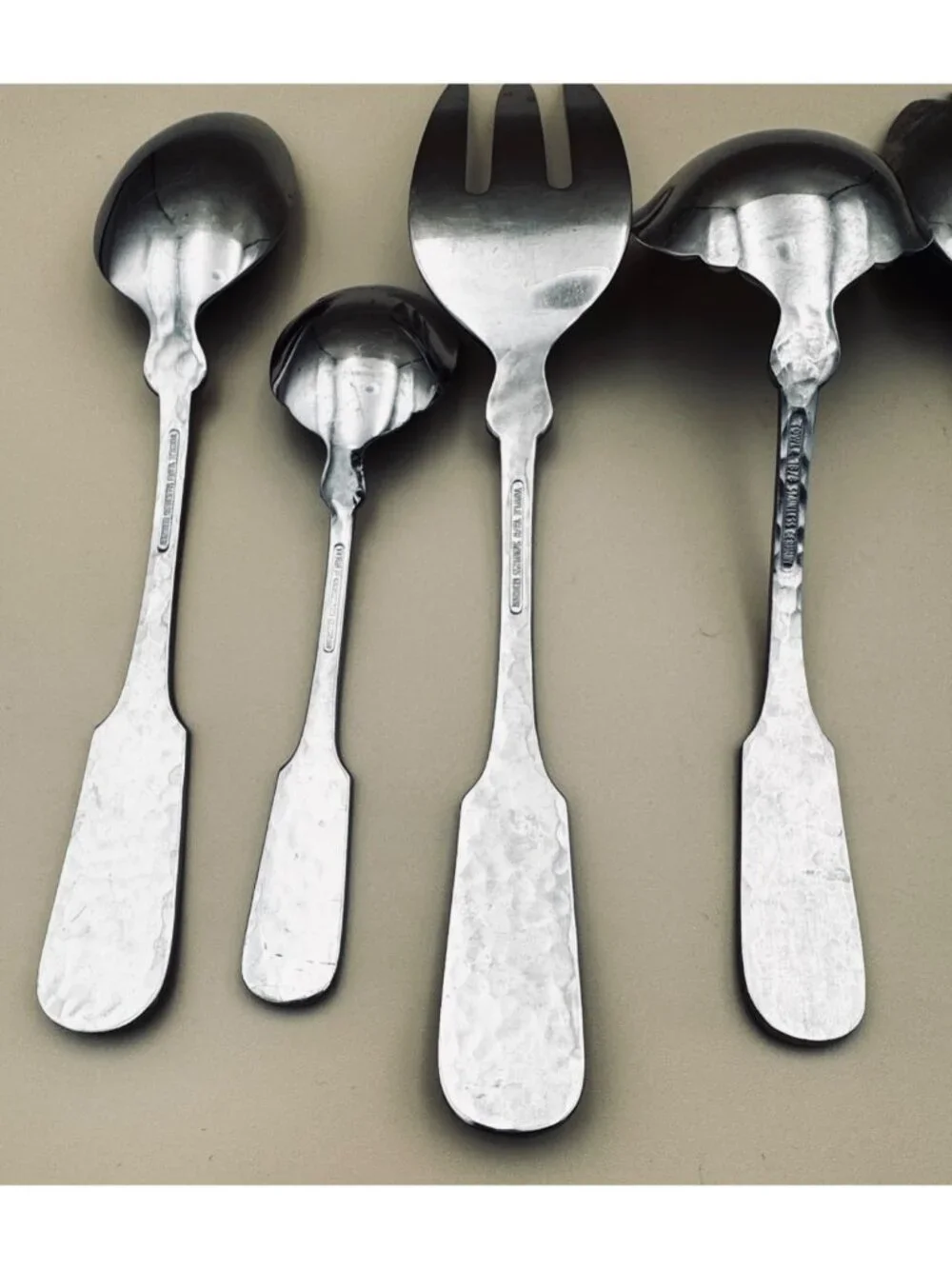 Towle Hammersmith Serving Pieces Ladle Sugar Spoon Meat Fork Hostess Germany